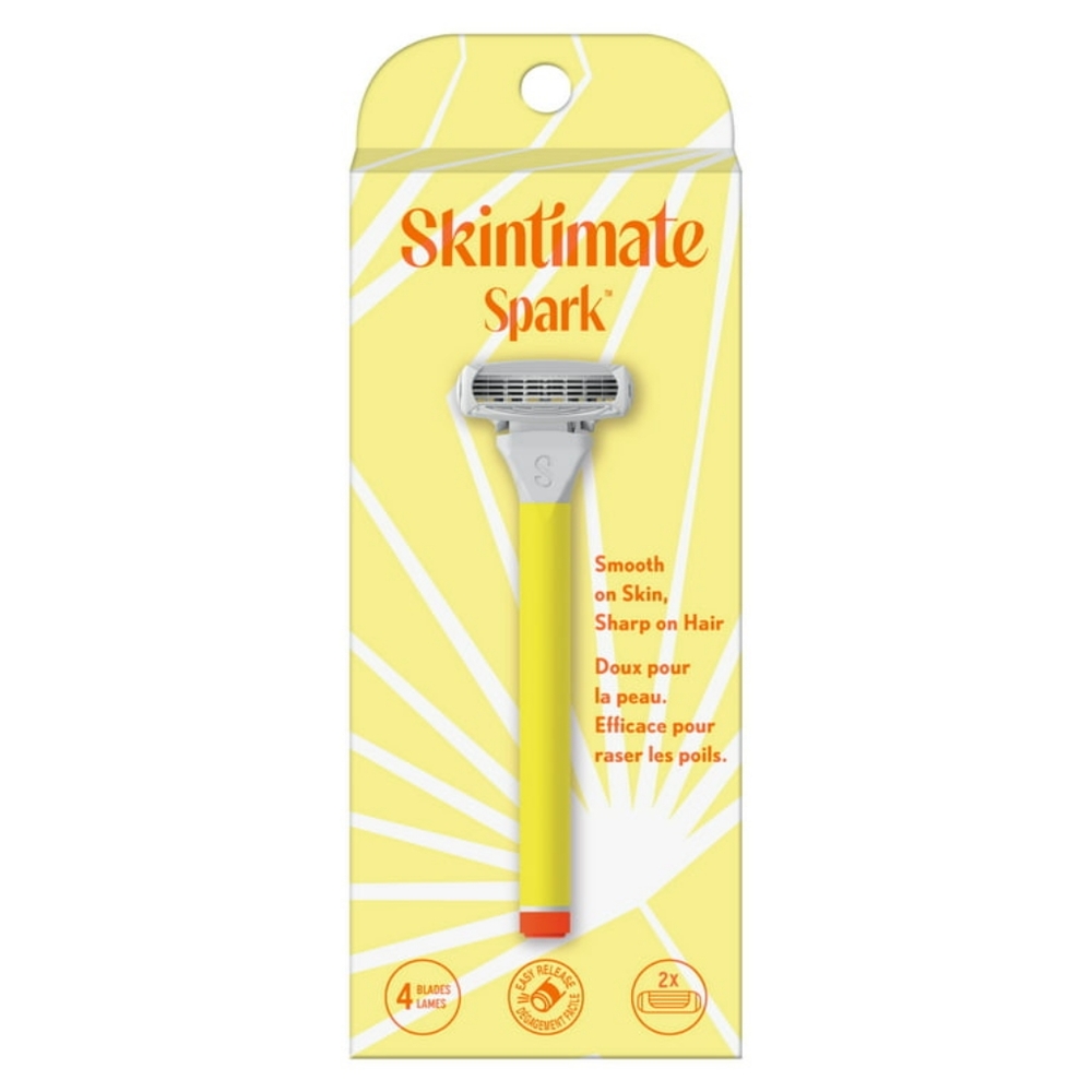 Skintimate Spark Women's Razor, 1 Razor Handle and 2 Refills